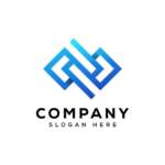 abstract-geometric-logo-or-infinity-line-logo-for-your-company-free-vector